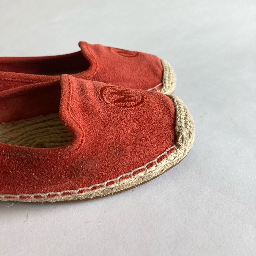Michael Kors Red Suede Flats Espadrilles size 8.5 - Picture 7 of 13